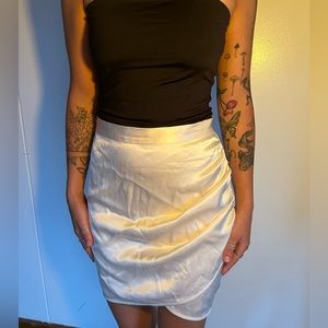 Aritzia silk skirt